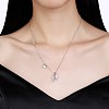 925 Sterling Silver Necklace NJEW-BB30333-3