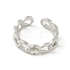 Brass Cup Peg Open Cuff Ring Settings LS-KK-G518-02P-03-2