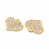 Alloy Rhinestone Charms PALLOY-I217-31G-2