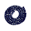 Electroplate Glass Beads Strands EGLA-A044-P4mm-A07-3