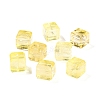 Natural Lemon Quartz Cube Beads PW-WGA95C5-01-1