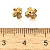 925 Sterling Silver Micro Pave Clear Cubic Zirconia Beads STER-B006-21G-2
