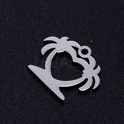 Tarnish Resistant 201 Stainless Steel Hollow Charms STAS-Q201-JN294-1-1