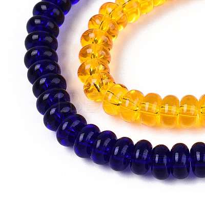 Transparent Glass Beads Strands GLAA-T025-6mm-15-1
