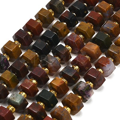 Natural Ocean Jasper Beads Strands GG-CBAACA3-A01-01-1
