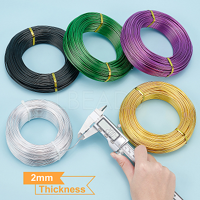 Anodized Aluminum Wire AW-BC0007-2.0mm-15-1
