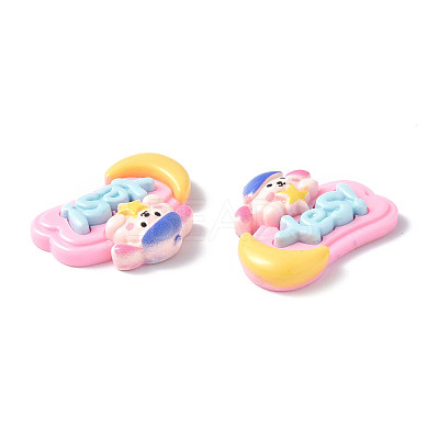 Opaque Resin Cabochons LS-CRES-P023-01C-1