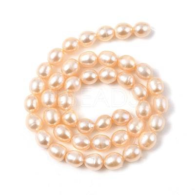 Natural Cultured Freshwater Pearl Beads Strands PEAR-I007-01D-01B-1