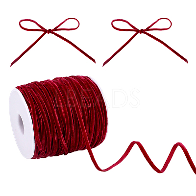 60M Nylon Single Face Velvet Ribbons OCOR-HY0001-73C-1