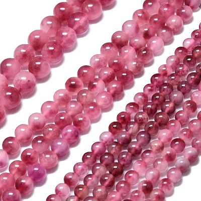 Natural Malaysia Jade Beads Strands G-L645-C01-4mm-30-1