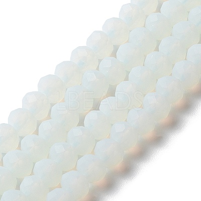 Imitation Jade Solid Color Glass Beads Strands EGLA-A034-J4mm-MD06-1