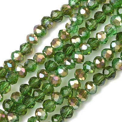 Electroplate Glass Beads Strands LS-EGLA-A034-T4mm-J05-1