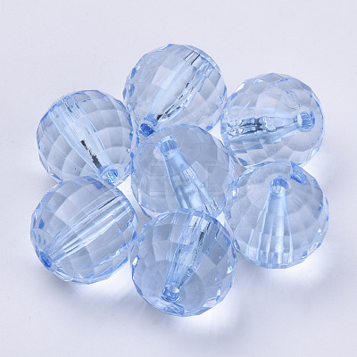 Transparent Acrylic Beads TACR-Q254-8mm-V41-1