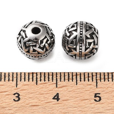 304 Stainless Steel Beads SA-CBA043D-01A-AS-1