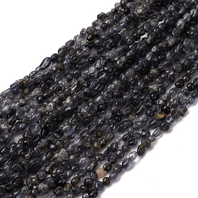 Natural Iolite/Cordierite/Dichroite Beads Strands G-I389-A34-01A-1