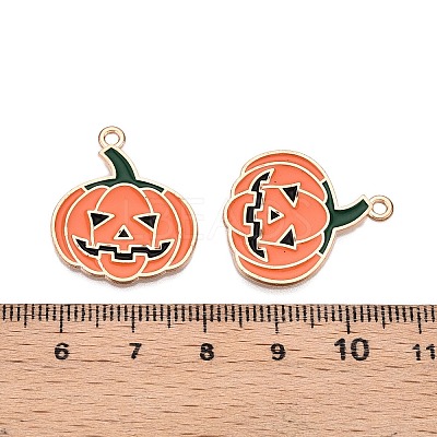 Halloween Theme Alloy Enamel Pendants ENAM-Z010-03C-KCG-1