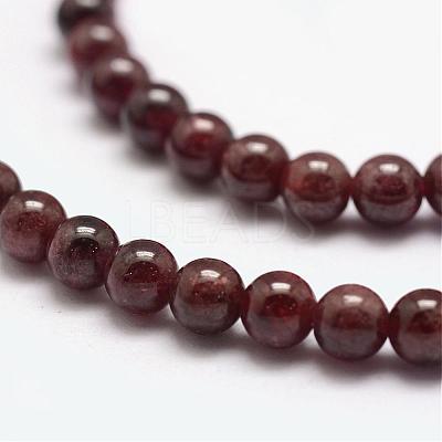 Natural Garnet Bead Strands G-P217-33-4mm-1