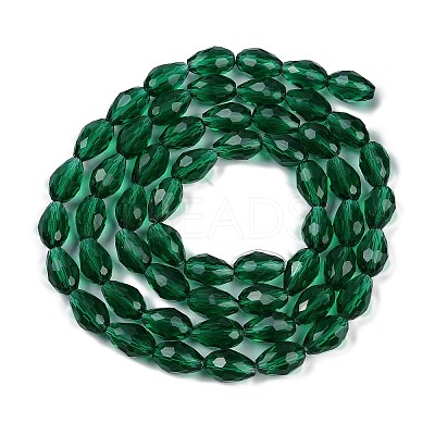 Transparent Glass Beads Strands EGLA-N013-T10mm-D24-1
