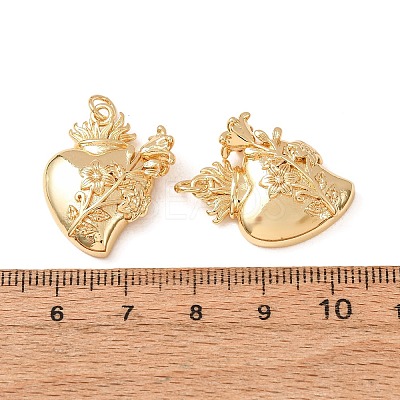 Brass Pendants KK-CBA2F11-15C-G-1