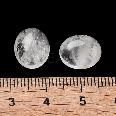 Natural Quartz Crystal Cabochons G-G145-01A-37-1