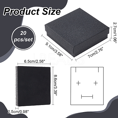 Texture Paper Jewelry Gift Boxes OBOX-NB0001-10D-02-1