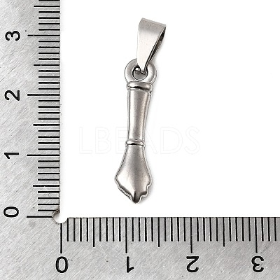 304 Stainless Steel Pendants STAS-B167-04P-1