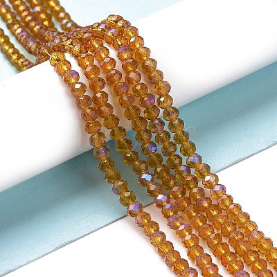 Electroplate Glass Beads Strands EGLA-A034-T10mm-L01-1