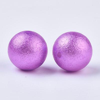 Acrylic Imitation Pearl Beads OACR-T013-01A-09-1