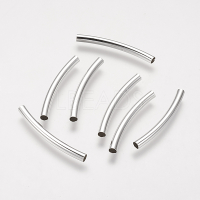 Brass Tube Beads KK-H659-S-1