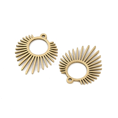 201 Stainless Steel Pendants STAS-U052-02E-G-1