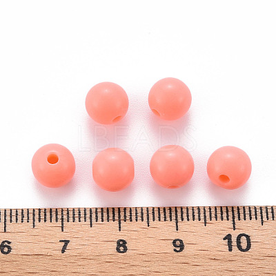Opaque Acrylic Beads MACR-S370-C8mm-SS2109-1