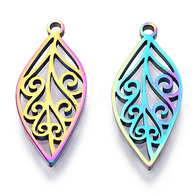 Ion Plating(IP) 304 Stainless Steel Pendants STAS-T063-207M-1