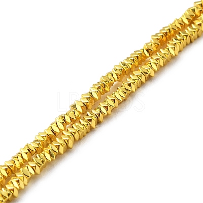 Electroplated Non-magnetic Synthetic Hematite Beads Strands G-G849-05G-1
