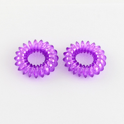 Telephone Cord Elastic Hair Ties OHAR-R116-07-1
