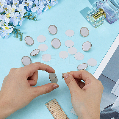 DIY Sublimation Blank Brooch Pin Making Kit DIY-WH0591-619A-1