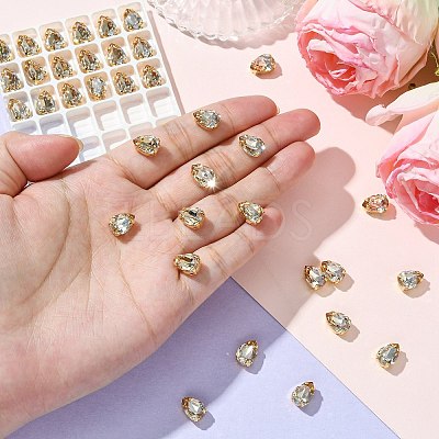 Preciosa&reg MAXIMA Crystal Sew-On Cups LS-Y-PRC-SD10-00030-235-G-1