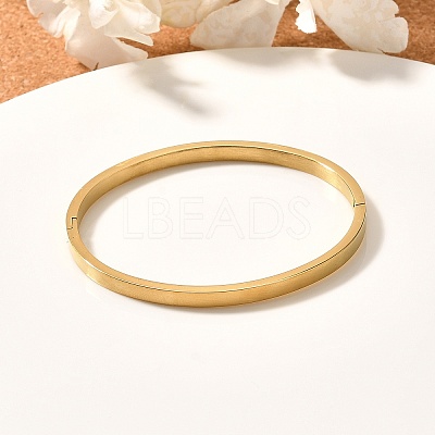 Ion Plating(IP) 304 Stainless Steel Bangles BJEW-E277-42A-G-1
