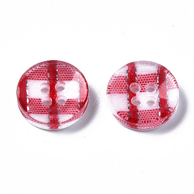 Resin Buttons X-BUTT-N017-01E-1