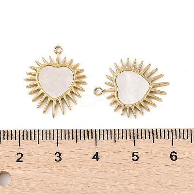 304 Stainless Steel Pendants STAS-P380-75G-01-1
