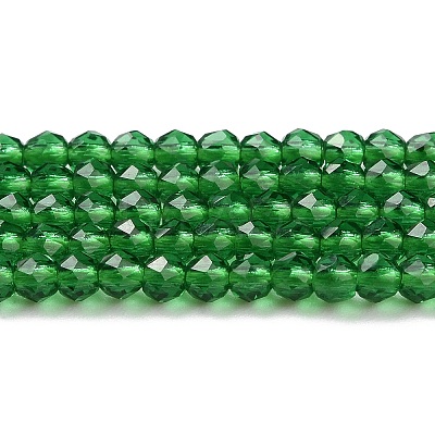Transparent Glass Beads Strands GLAA-H021-03-16-1