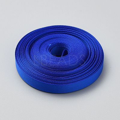 9M Polyester Grosgrain Ribbon OCOR-WH0091-45A-1