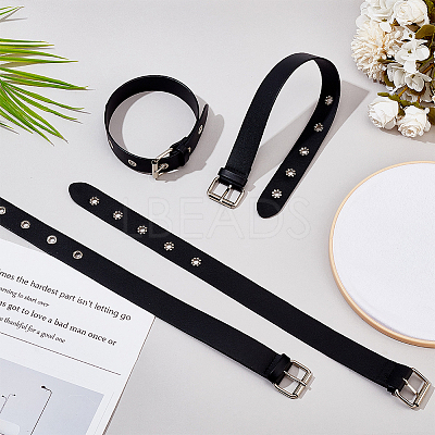 Imitation Leather Shirt Sleeve Holders AJEW-WH0314-422A-1