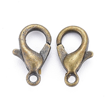 Zinc Alloy Lobster Claw Clasps E103-NFAB-1