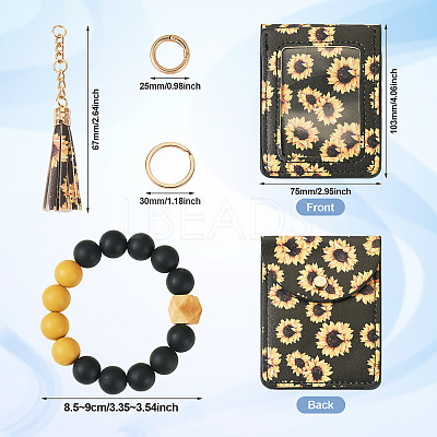 Silicone Beads Keychain KEYC-TAC00017-1