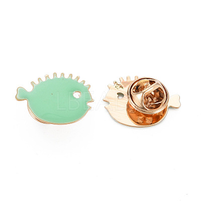 Cute Fish Enamel Pin JEWB-S012-002G-NF-1