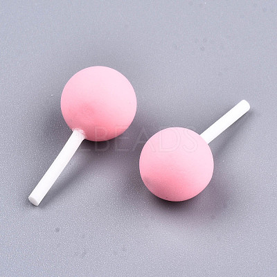 Handmade Polymer Clay 3D Lollipop Embellishments CLAY-T016-82E-1