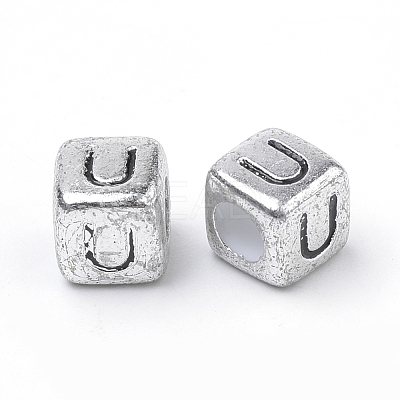 Plated Acrylic Beads PB43C9308-U-1