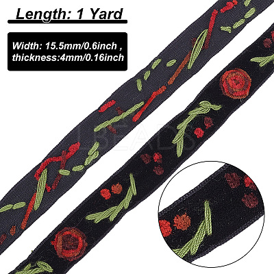 Polyester Ribbons SRIB-WH0011-078B-1