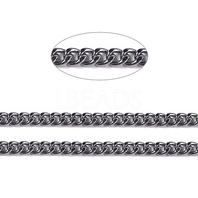 Iron Cuban Link Chains CH-R013-5x4mm-B-1