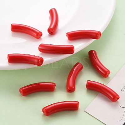 Opaque Acrylic Beads MACR-S372-002B-S010-1